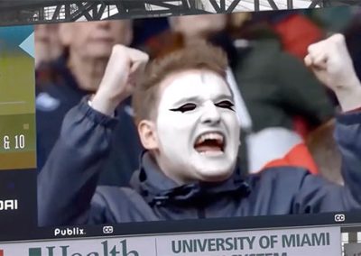 Augmented Reality Stadium Fan Cam